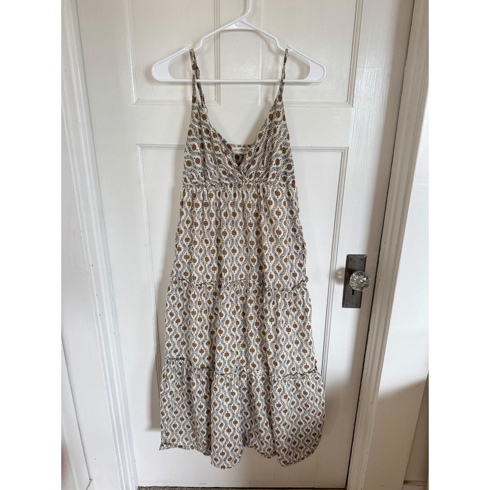 Natural Life boho printed midi dress size xs/small